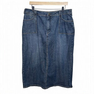 VINTAGE Jessica Sport Denim Skirt Size 18
